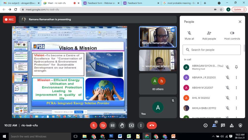 Webinar on Energy Management